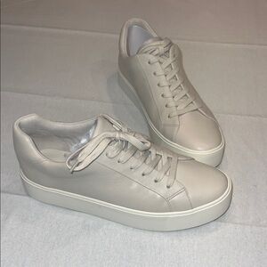 Vince Benfield Women's Platform Sneakers - Offwhite